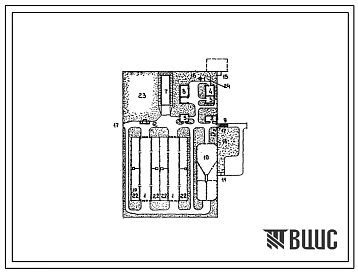 Типовой проект 804-01-2 Фермы доращивания и откорма жеребят на 500 и 1000 мест