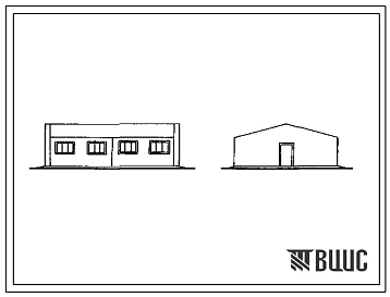Типовой проект 807-10-118.87 Амбулатория ветпунктов ферм крупного рогатого скота. Размеры здания - 9x12 м. Расчетная температура: -20, -30, -40°С. Стены панельные легкобетонные. Покрытие плиты с клеефанерными ребрами