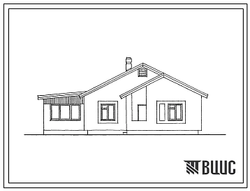 Типовой проект 184-16-126.88 Одноэтажный жилой дом с 4-комнатной квартирой "растущий" в 6-комнатный одноэтажный со стенами из кирпича для индивидуальных застройщиков