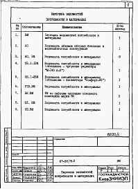 Альбом 6 Ведомости потребности в материалах