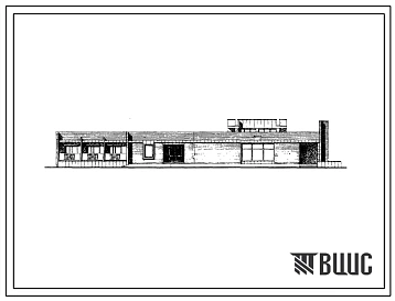 Типовой проект 284-1-116сп Дом быта на 10 рабочих мест с гостиницей на 10 мест торгового центра для поселка на 2000 жителей. Для строительства в 4А и 4Г климатических подрайонах сейсмичностью 7 и 8 баллов, на грунтах 2 типа просадочности