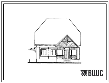 Типовой проект 143-000-648с.13.87 Мансардный четырехкомнатный жилой дом со стенами из крупных керамзитобетонных блоков для индивидуальных застройщиков в Молдавской ССР