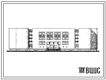 Типовой проект 224-1-390м Средняя школа на 30 классов (1176 учащихся) со стенами из кирпича.