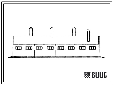 Типовой проект 804-4-2.84 Доильный блок на две установки типа «Цепочка» (вриант по стоечно-балочной схеме).