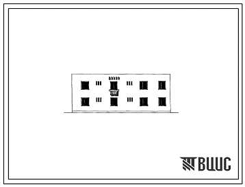 Типовой проект 101-036СП Двухэтажная блок-секция на 4 квартиры (2Б.5А). Для строительства в 4А, 4Г климатических подрайонах с сейсмичностью 8 и 9 баллов.