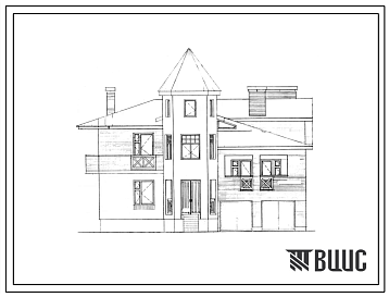 Типовой проект 144-000-919.13.92 6-комнатный одноквартирный жилой дом