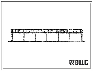Типовой проект 817-207 Навес для хранения 4 сельскохозяйственных малогабаритных тракторов