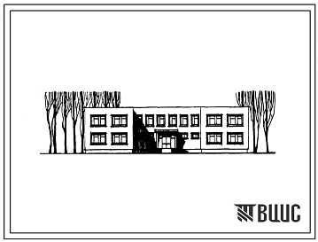 Типовой проект 214-1-87 Детские ясли-сад на 280 мест с дневным пребыванием детей для строительства во 2 и 3 строительно-климатических зонах.