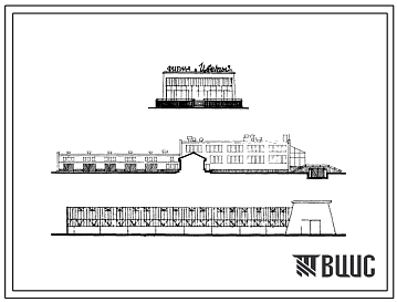 Типовой проект 810-38 Цветочная оранжерея площадью 10000 м2 круглогодичного выращивания цветов для городов с населением до 1 млн. человек.
