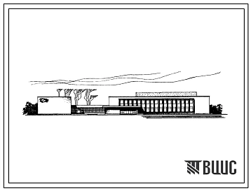 Типовой проект 265-12-55С Сельский дом культуры на 400 мест, для строительства в 3-Б строительно-климатической зоне, в районах с сейсмичностью 7 баллов.