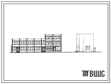 Типовой проект 254-4-10 Амбулатория на 120 посещений в смену с четырьмя квартирами