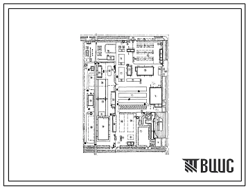 Типовой проект 819-59 Районное объединение «Сельхозтехника» с межрайонной торговой базой с товарооборотом 10 млн. руб. в год.