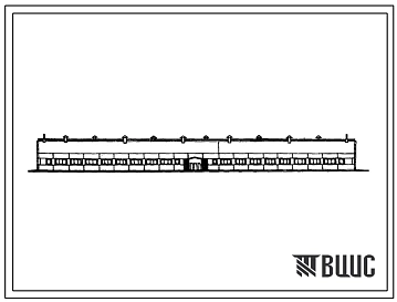 Типовой проект 801-2-5 Коровник на 400 коров боксового содержания для коров с живой массой 700 кг (удаление навоза самотеком)