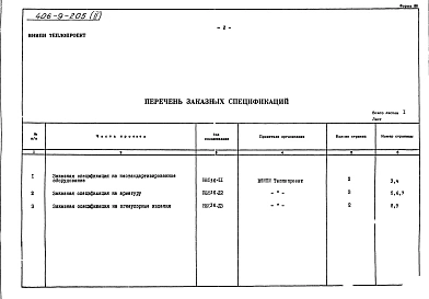Альбом 2 Заказные спецификации Н6636