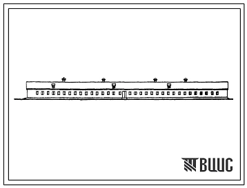 Типовой проект 802-59, тип 1 Свинарник-маточник на 50 племенных свиноматок с кормлением маток и поросят в станках (для свиноводческих племенных ферм на 50, 100 и 200 основных маток). Для строительства в районах с расчетной наружной температурой -10, -20 и