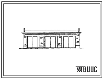 Типовой проект 817-120 Тепловая стоянка на 12 тракторов для производственных подразделений колхозов и совхозов