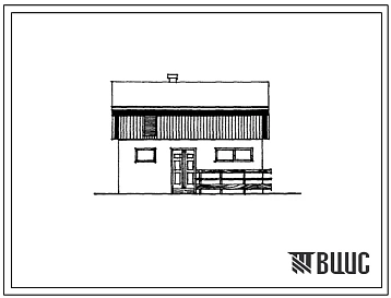 Типовой проект 195-000-124C Неотапливаемый хозяйственные постройки, возводимые за счет средств населения на приусадебных участках. Постройки для содержания скота и птицы