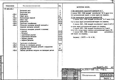 Часть 1 Колонны легкого каркаса. Номенклатура изделий. Общие виды. Армирование. Групповые спецификации. Закладные детали.Рабочие чертежи.