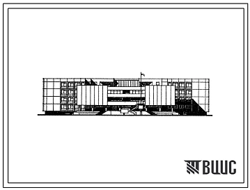 Типовой проект 222-1-560.2с.13.87 То же. Вариант приспособления под лечебное учреждение. Для Кабардино-Балкарской Республики.