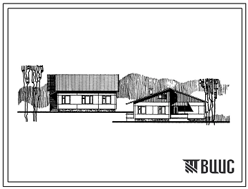 Типовой проект 181-26-55/1 Одноквартирный одноэтажный жилой дом с четырехкомнатной квартирой. Для индивидуальных застройщиков (тип II).