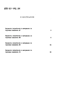Альбом 6 Ведомости потребности в материалах     