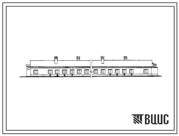 Типовой проект 805-66  Птичник на 7000 молодняка кур для репродукторных хозяйств. (Для 3 проектно-строительной зоны).