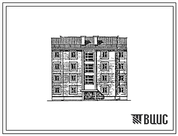 Типовой проект 24-0228.87 4-этажная 8-квартирная рядовая блок-секция Р 3-3