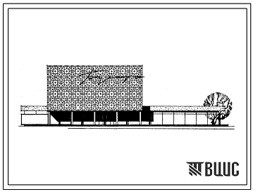 Типовой проект 262-13-13СП Широкоформатный кинотеатр на 800 мест