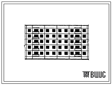Типовой проект 83-010/1 Пятиэтажная блок-секция рядовая с торцовым окончанием на 30 квартир (однокомнатных 1А-2, 1Б-10; двухкомнатных 2Б-18).
