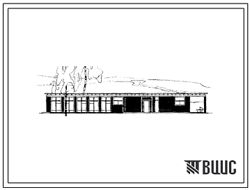 Типовой проект 214-3-1 Летняя дача детских яслей-сада на 280 мест. Для строительства во II строительно-климатической зоне.