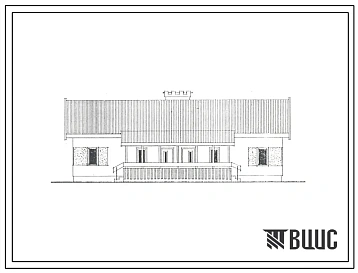 Типовой проект 188-234-2.86 Дом на 2 двухкомнатные квартиры. Вариант перекрытий – деревянные. Общая площадь 105 м2 (СТЕНЫ ИЗ МОНОЛИТНОГО ЖЕЛЕЗОБЕТОНА, Перекрытия железобетонные, Одноэтажные, Для Орловской области Одноэтажные, Мансардные, Для Московской об