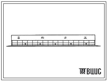 Типовой проект 805-2-43.84 Птичник на 2560 голов селекционного стада кур в клеточных батареях БКС-2.