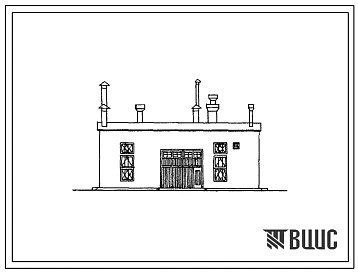 Типовой проект 816-115с Мастерская технического обслуживания на 10 тракторов (с электростанцией и котельной) для строительства в районах с сейсмичностью 7 баллов