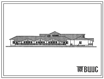 Типовой проект У.164-24-328.92 Дом-интернат на 20 мест для престарелых и ветеранов
