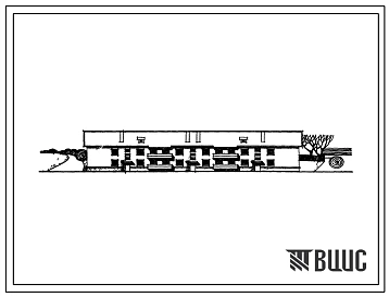 Типовой проект 114-24-25 Двухэтажный трехсекционный дом на 16 квартир (однокомнатных 1Б-4, двухкомнатных 2Б-4, трехкомнатных 3Б-6, четырехкомнатных 4Б-2). Для строительства во 2В, 3В, 3Б климатических подрайонах
