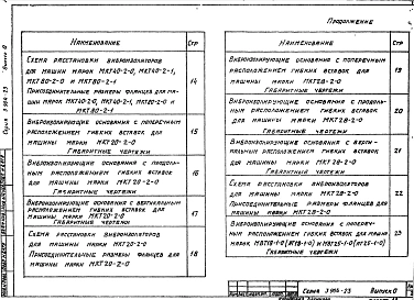 Выпуск 0 Технические характеристики и данные для подбора