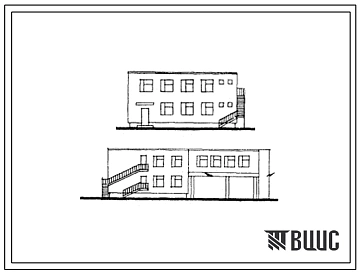 Типовой проект 214-6-2в.85 Пристройка дополнительных помещений при реконструкции детских яслей-садов на 140 мест, построенных по типовому проекту 2С-04-23п (вариант 1). Для строительства в 1В климатическом подрайоне, 2 и 3 климатических районах Украинской