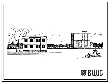 Типовой проект 143-12-80 Двухквартирный жилой дом с четырехкомнатными квартирами в двух уровнях (с наружными стенами из газосиликатных блоков).