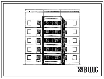Типовой проект 129-045с.13.86 Блок-секция 5-этажная 10-квартирная поворотная с внутренним углом 150 градусов 2Б-2Б (для Армянской ССР)