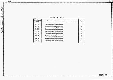 Альбом 4 Спецификации оборудования.