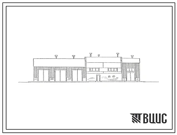 Типовой проект 801-6-26.13.86 Кормоприготовнтельный цех для комплексов и ферм по выращиванию и откорму 3000-5000 голов молодняка крупного рогатого скота. Для Северо-Кавказской зоны. Размеры здания - 18x36,5 м. Расчетная температура: -25°С. Стены - панельн