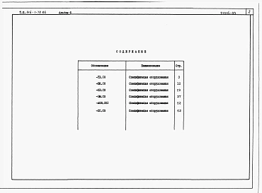 Альбом 6 Спецификации оборудования