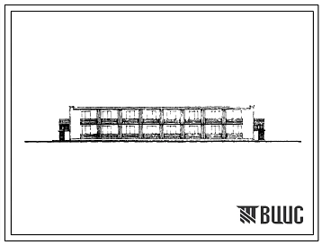 Типовой проект 134-42-39С Двухэтажный 16-квартирный жилой дом галерейного типа для малосемейных с однокомнатными квартирами на 1-2 человека. Для строительства в 3 и 4 строительно-климатических зонах, в районах с сейсмичностью 7 и 8 баллов.