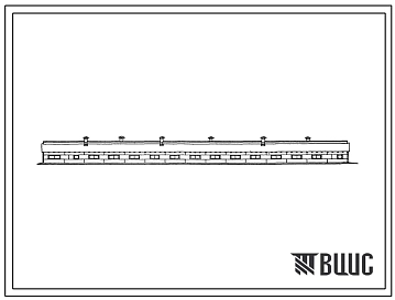 Типовой проект 801-279 Здание откорма крупного рогатого скота на 340 голов.