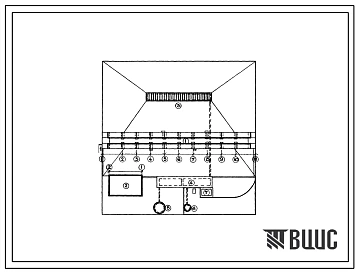 Типовой проект 817-166 Эстакада и площадка для мойки автомобилей и сельхозмашин.