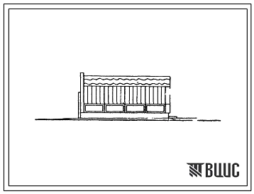 Типовой проект 816-172 Мастерская для пункта технического обслуживания машинно-тракторного парка в отделениях (бригадах) на 10-20 тракторов (вариант с облегченными стенами)