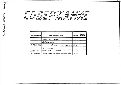 Альбом 3 Тепловой контроль и автоматика. Чертежи задания заводу -изготовителю