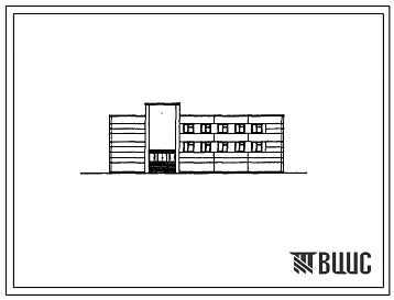 Типовой проект 282-1-137м Районный дом быта в конструкциях ИИ-04 на 70 рабочих мест. Для строительства в IА, IБ и IГ климатических подрайонах с вечно-мерзлыми грунтами .