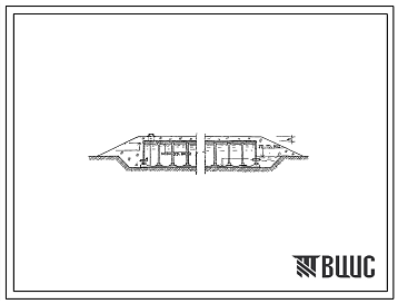 Типовой проект 901-4-80с.84 Резервуары для воды прямоугольные железобетонные сборные емкостью 1500...2500 м3 для сейсмических районов (проект переведен в DWG)