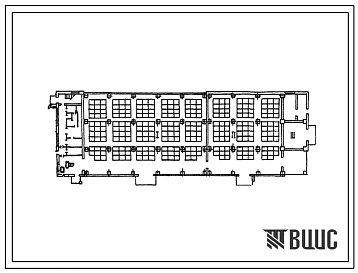 Типовой проект 813-1-9 Склад готовой продукции емкостью 750т с отделением протравливания. Завод по обработке и хранению семян кукурузы мощностью 500 т в сезон